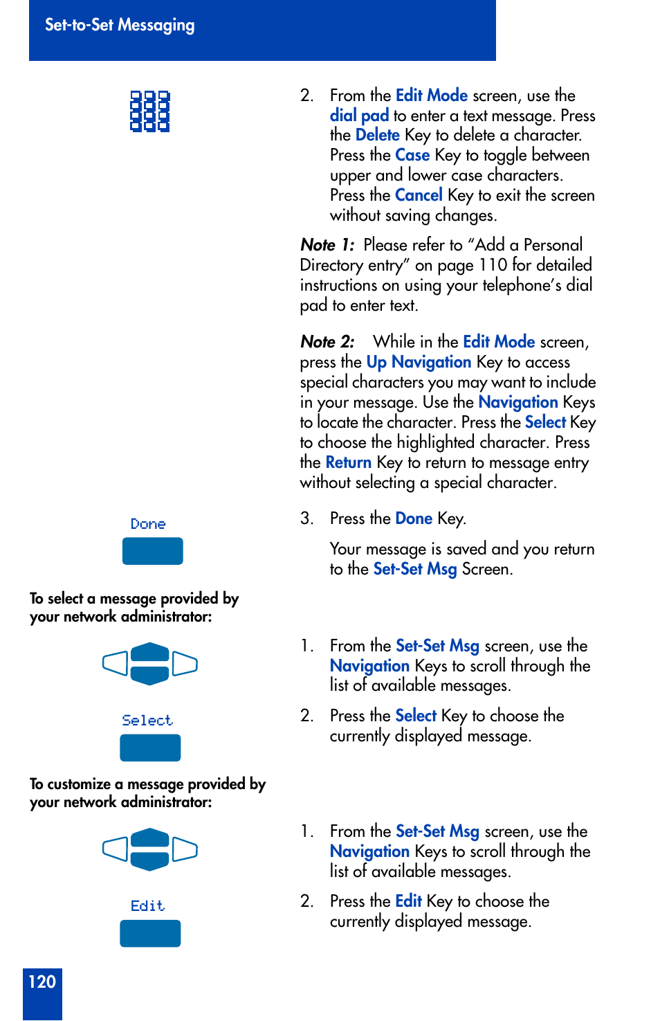 Nortel Networks Meridian M3902 User Manual | Page 120 / 146