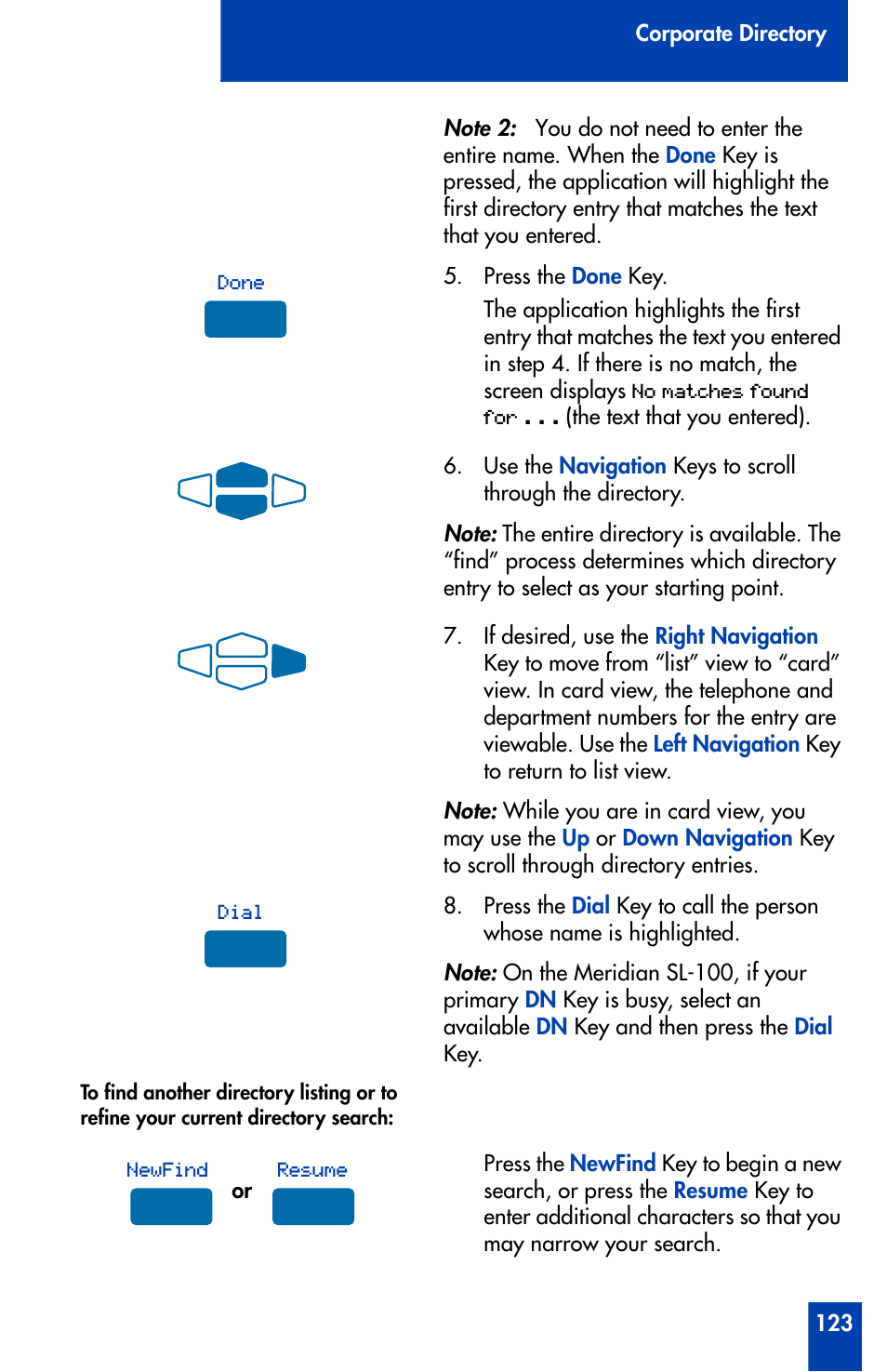 Nortel Networks Meridian M3902 User Manual | Page 123 / 146