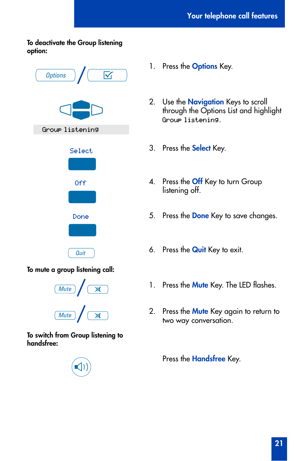 Nortel Networks Meridian M3902 User Manual | Page 21 / 146