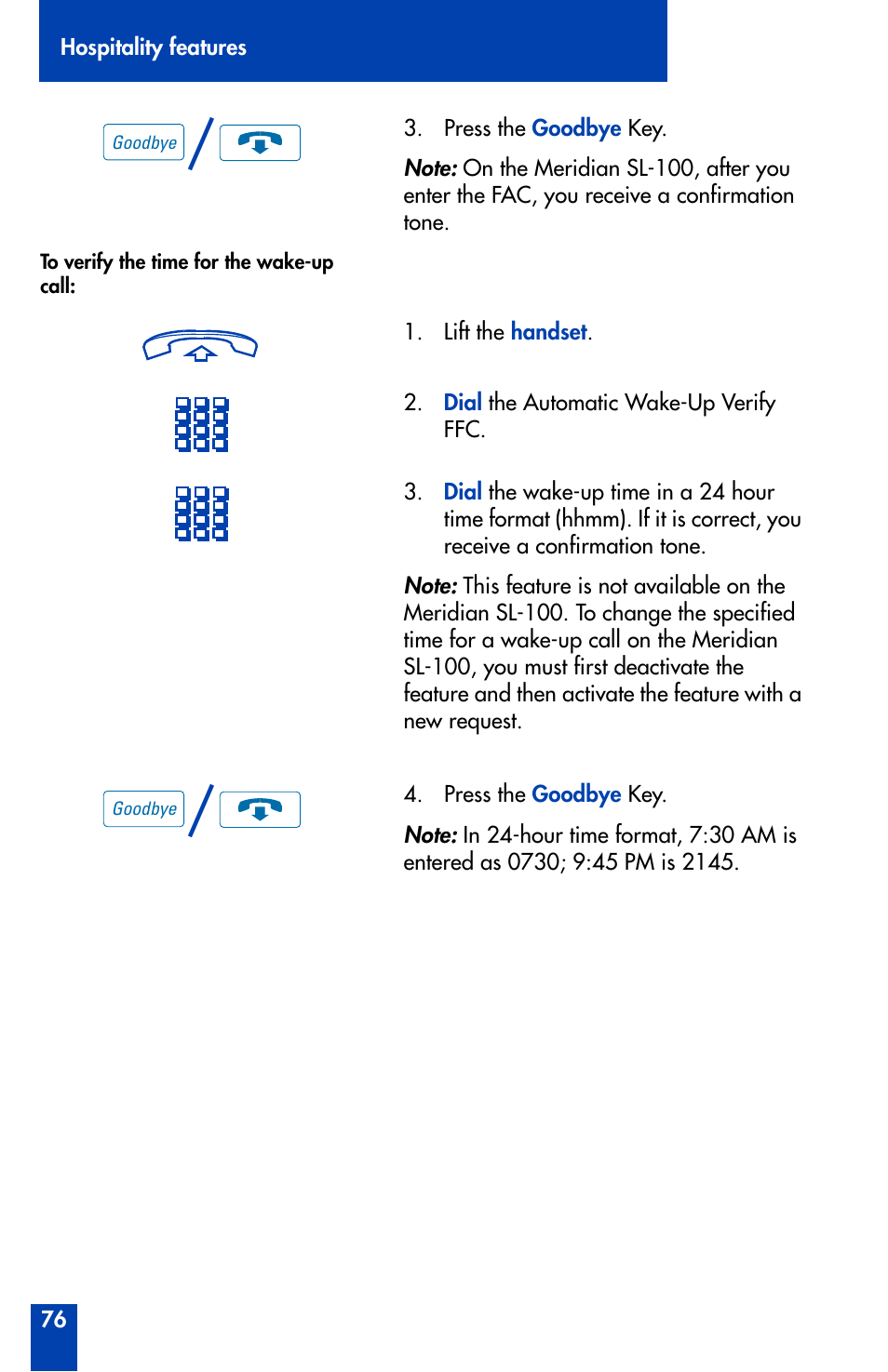 Nortel Networks Meridian M3902 User Manual | Page 76 / 146