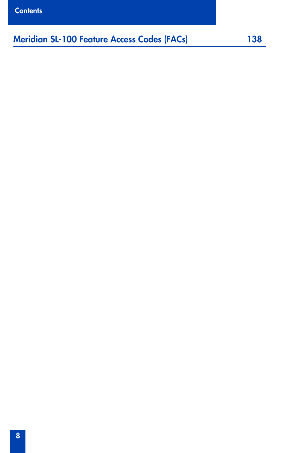 Nortel Networks Meridian M3902 User Manual | Page 8 / 146