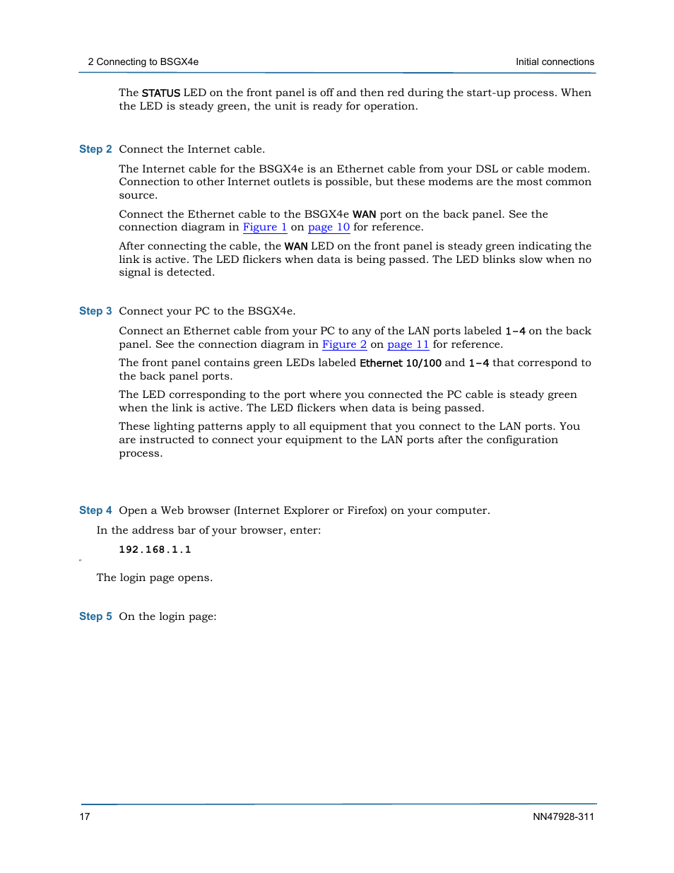 Nortel Networks Nortel Business Services Gateway BSGX4e User Manual | Page 16 / 31