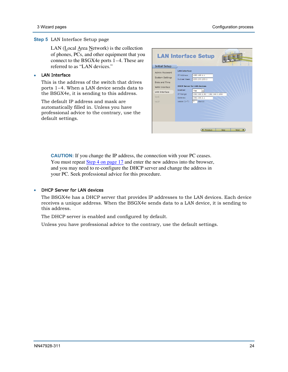 Nortel Networks Nortel Business Services Gateway BSGX4e User Manual | Page 23 / 31