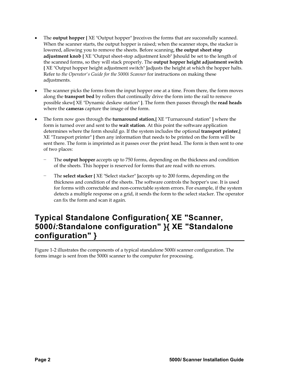 Typical standalone configuration | Nortel Networks 5000i User Manual | Page 14 / 54