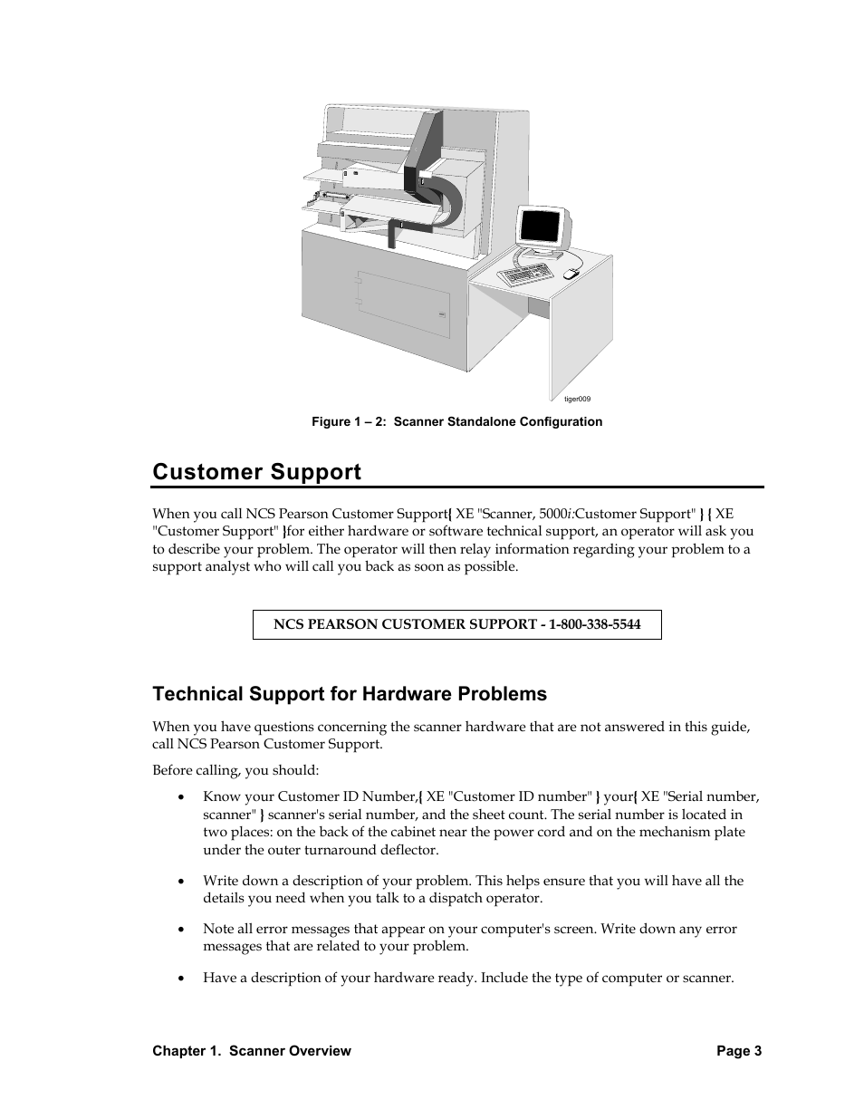 Customer support, Technical support for hardware problems | Nortel Networks 5000i User Manual | Page 15 / 54