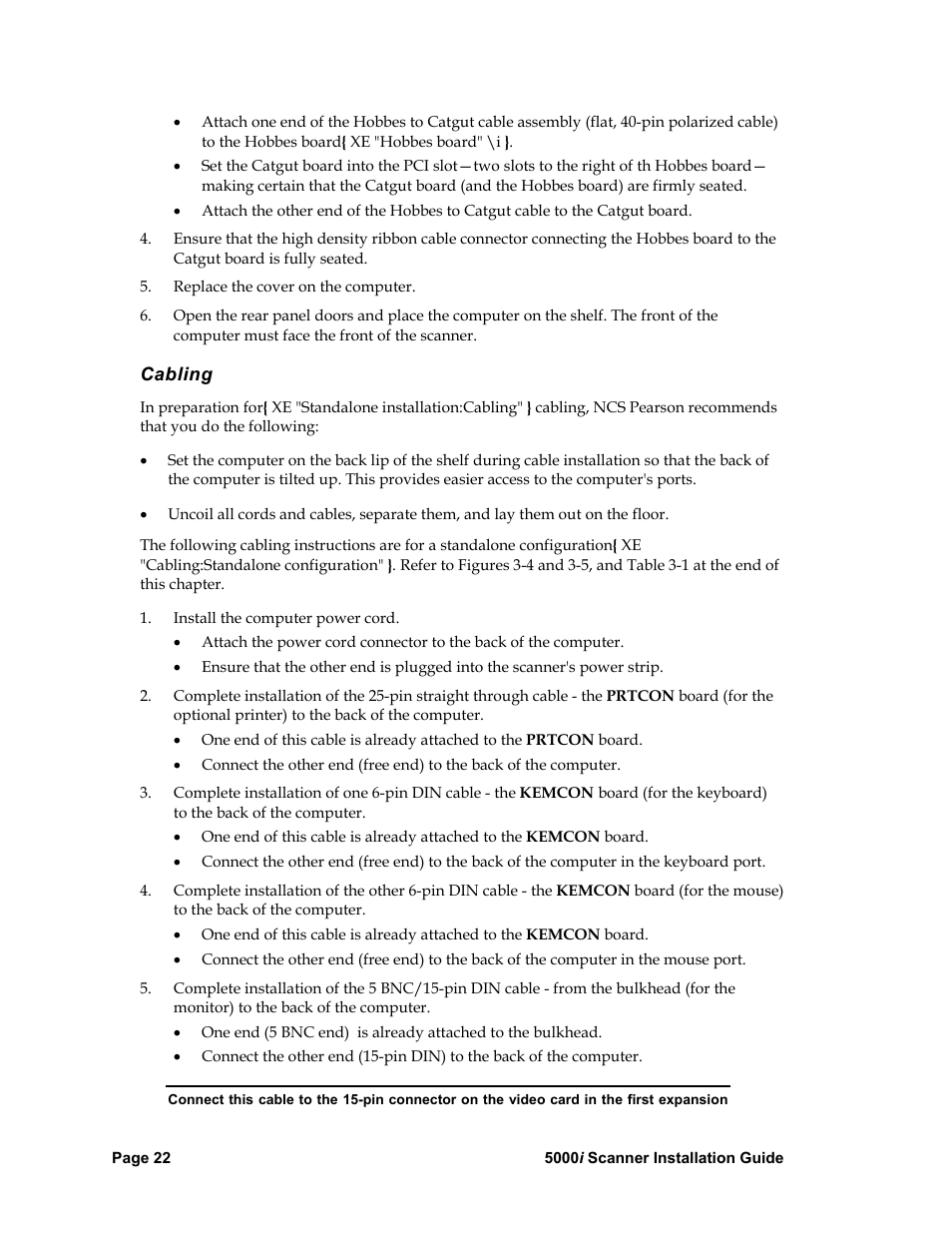 Cabling | Nortel Networks 5000i User Manual | Page 34 / 54