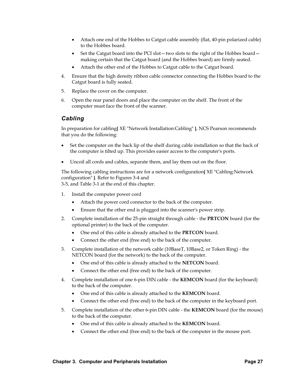 Cabling | Nortel Networks 5000i User Manual | Page 39 / 54