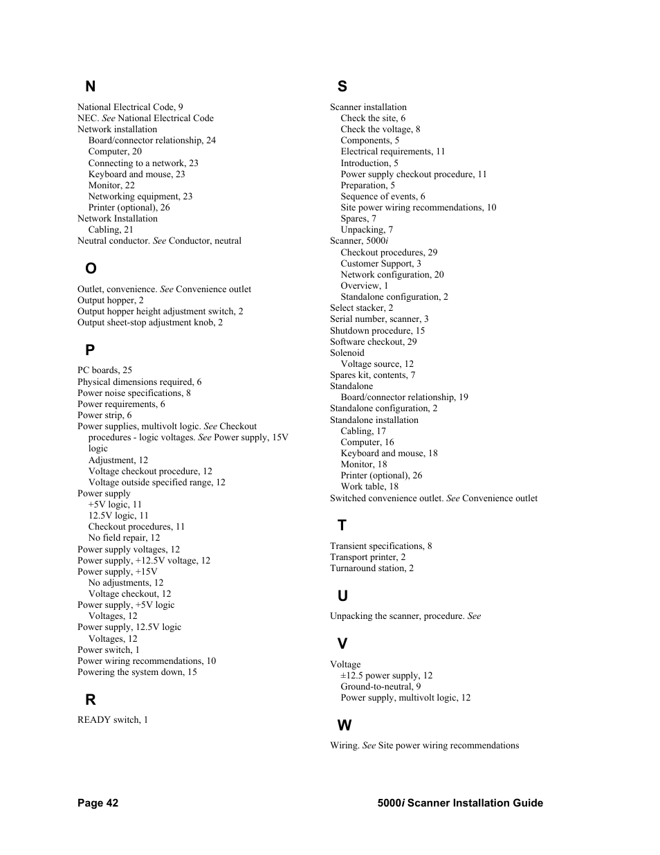 Nortel Networks 5000i User Manual | Page 54 / 54