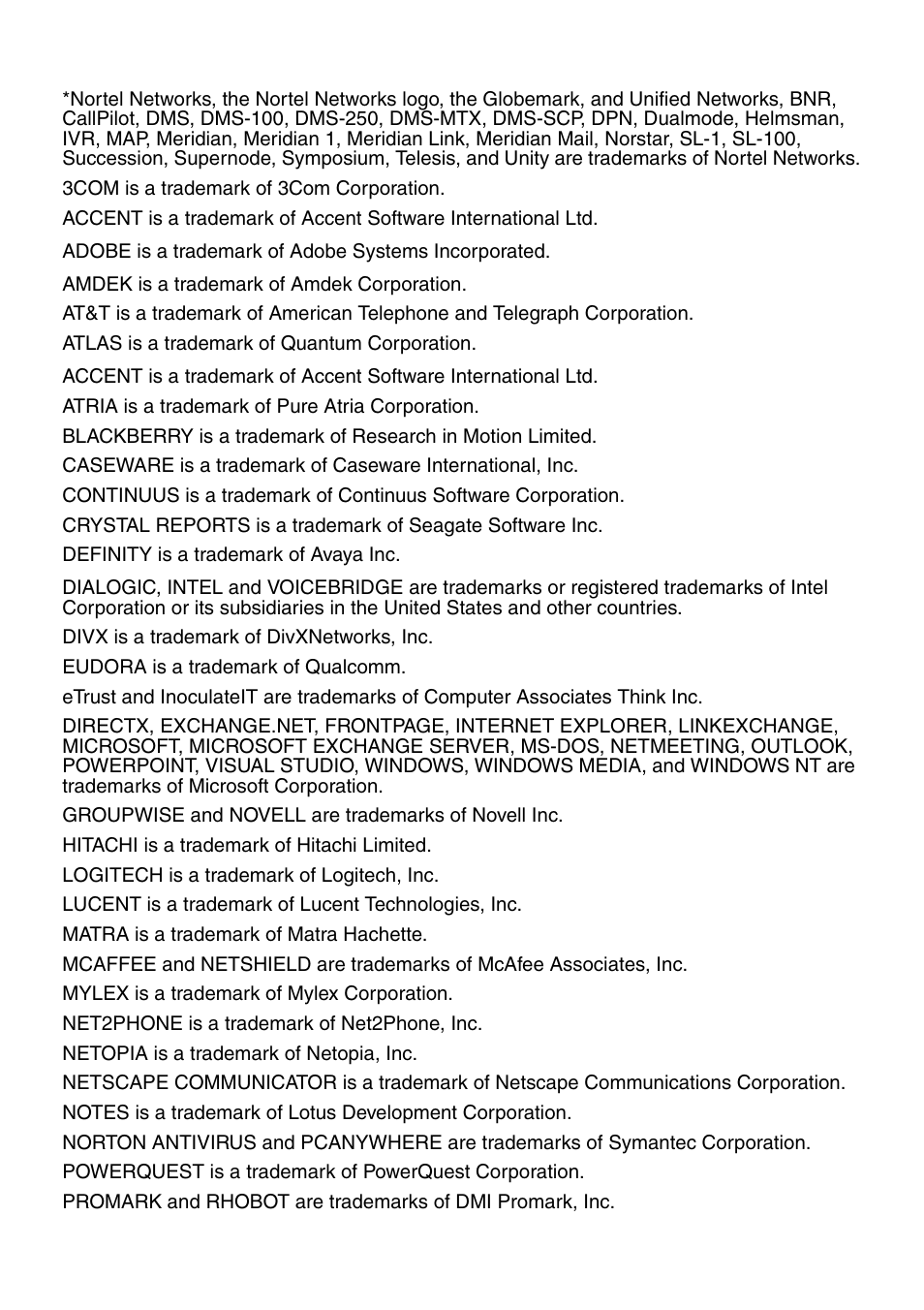 Nortel Networks CALLPILOT 555-7101-226 User Manual | Page 4 / 72