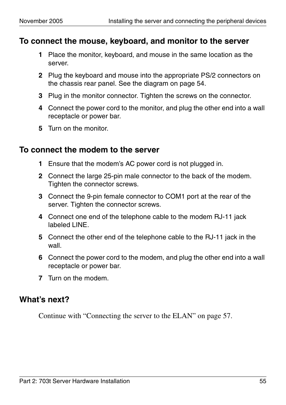 What’s next | Nortel Networks CALLPILOT 555-7101-226 User Manual | Page 55 / 72