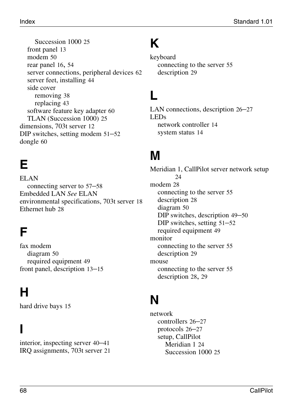 Nortel Networks CALLPILOT 555-7101-226 User Manual | Page 68 / 72