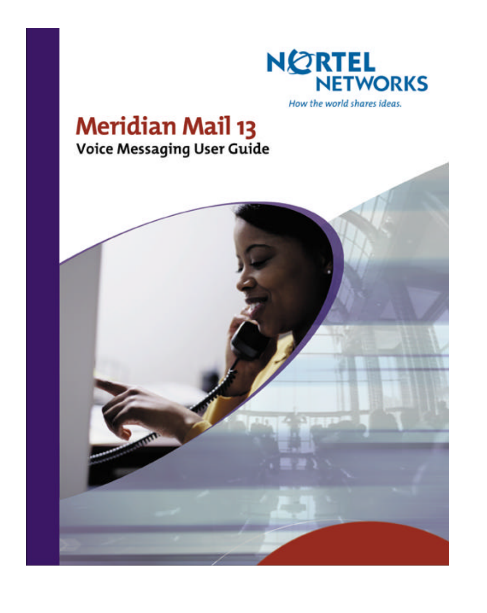 Nortel Networks Meridian Mail User Manual | 27 pages