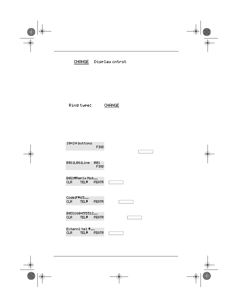 Making the display lighter or darker, Changing the telephone’s ring, Telephone feature card | Nortel Networks Modular ICS 4.0 User Manual | Page 144 / 242