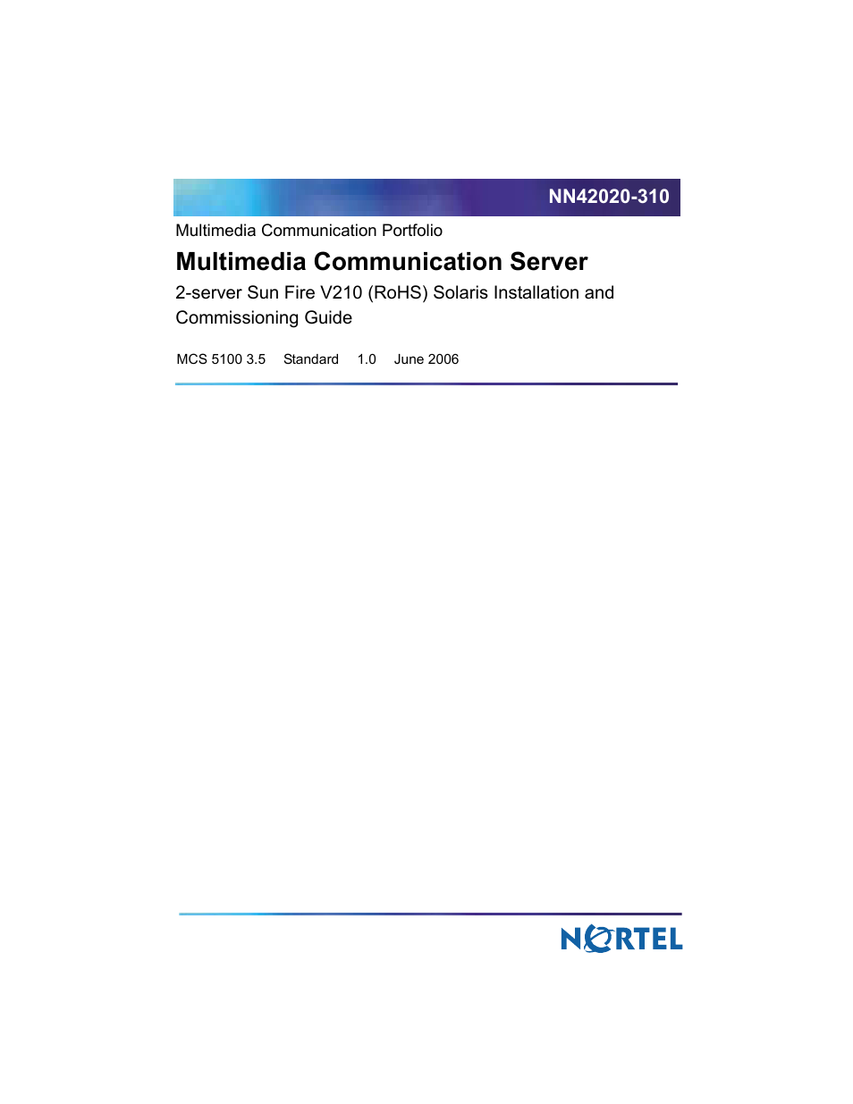 Nortel Networks Sun Fire V210 (RoHS) User Manual | 176 pages