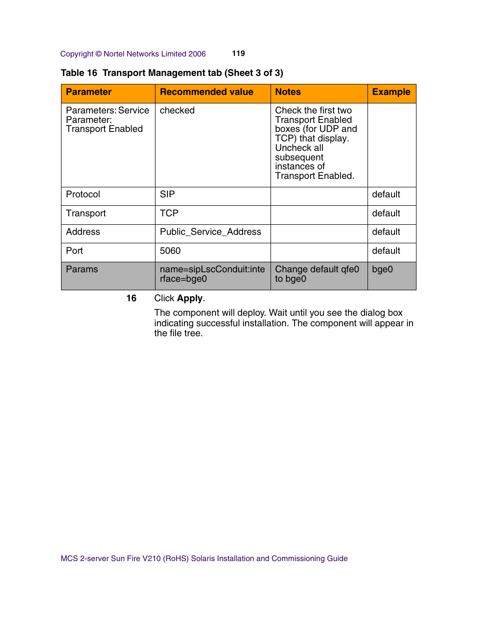 Nortel Networks Sun Fire V210 (RoHS) User Manual | Page 119 / 176