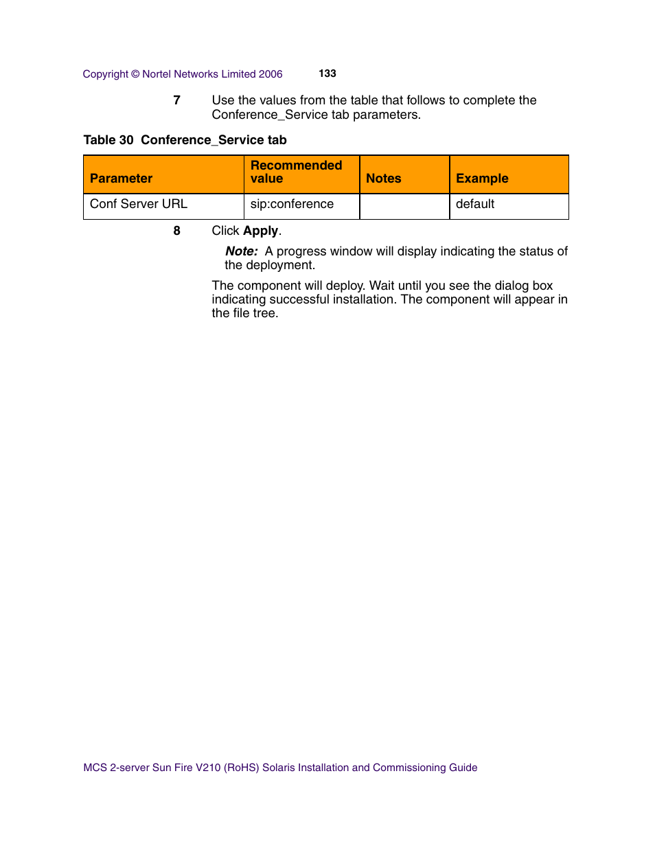 Nortel Networks Sun Fire V210 (RoHS) User Manual | Page 133 / 176