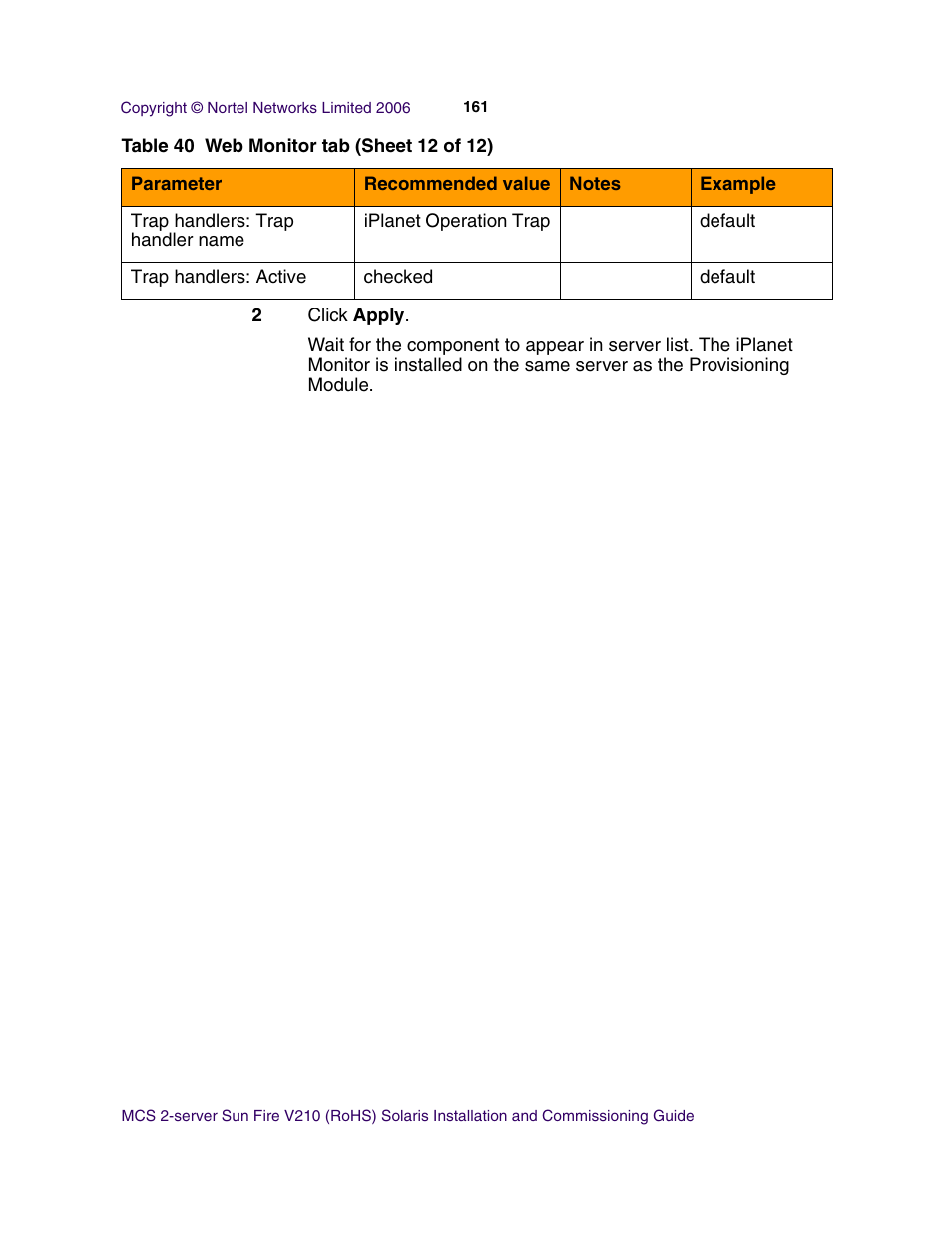 Nortel Networks Sun Fire V210 (RoHS) User Manual | Page 161 / 176
