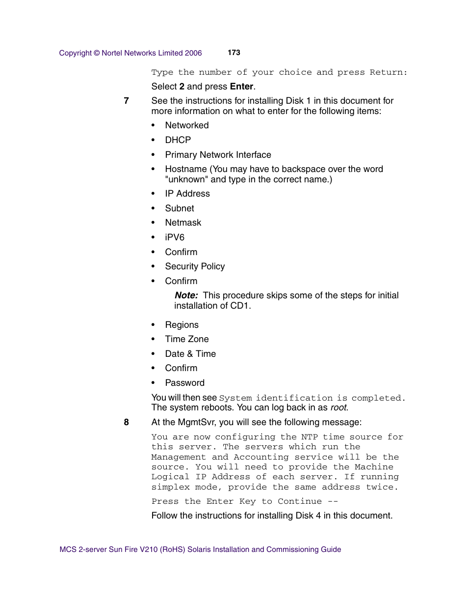 Nortel Networks Sun Fire V210 (RoHS) User Manual | Page 173 / 176