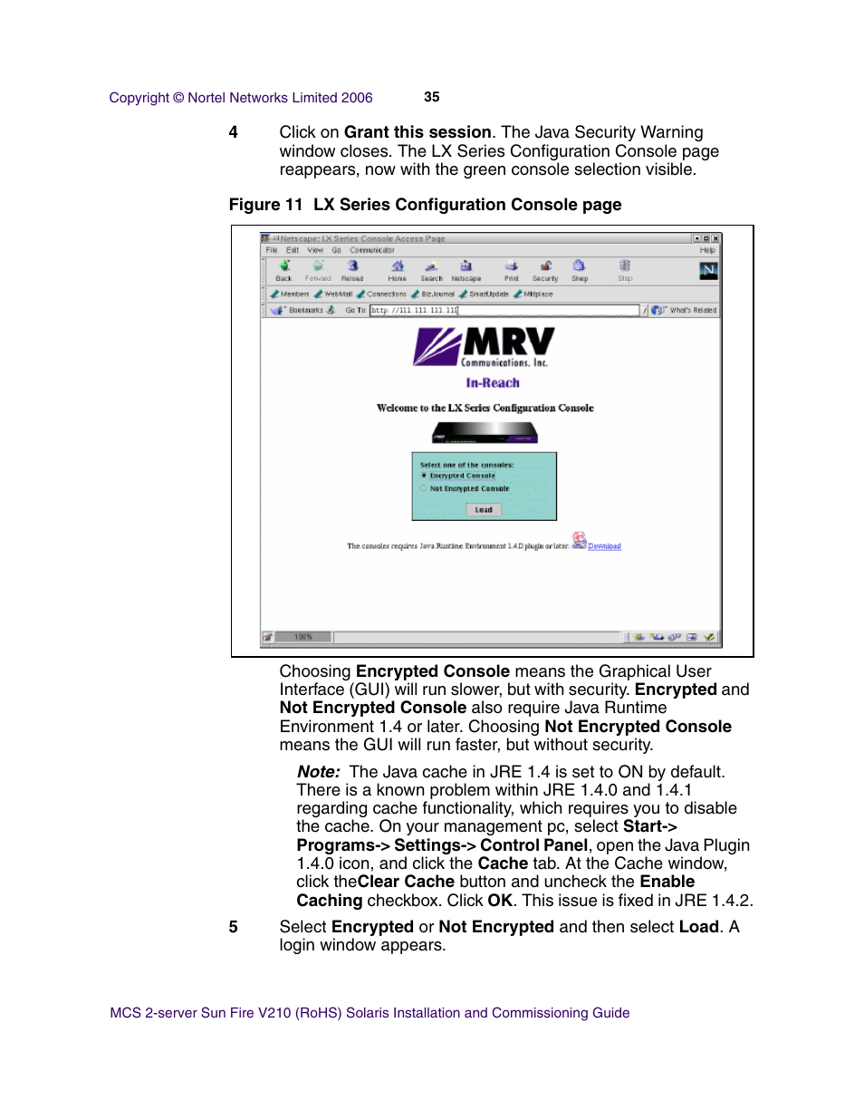 Nortel Networks Sun Fire V210 (RoHS) User Manual | Page 35 / 176