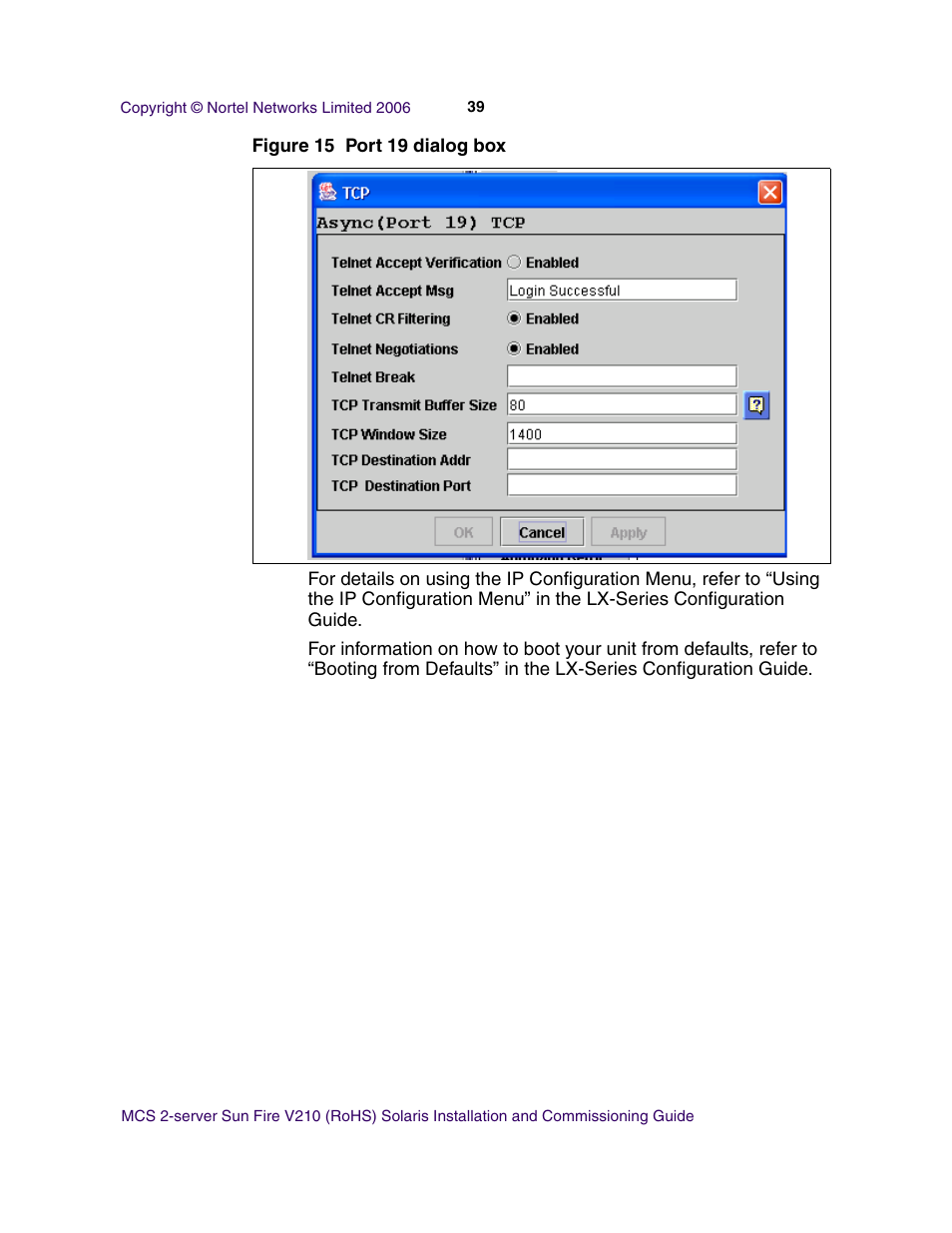 Nortel Networks Sun Fire V210 (RoHS) User Manual | Page 39 / 176
