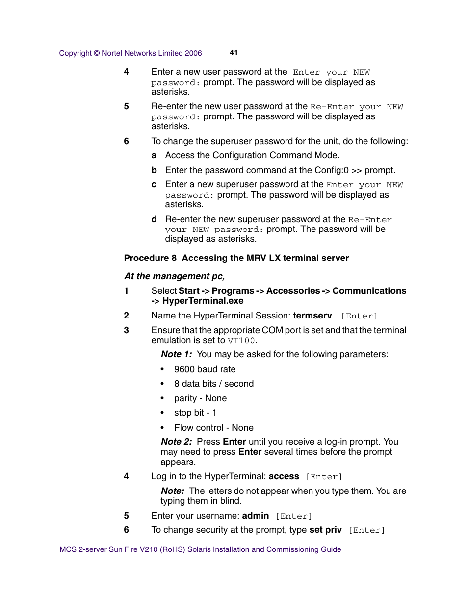 Nortel Networks Sun Fire V210 (RoHS) User Manual | Page 41 / 176