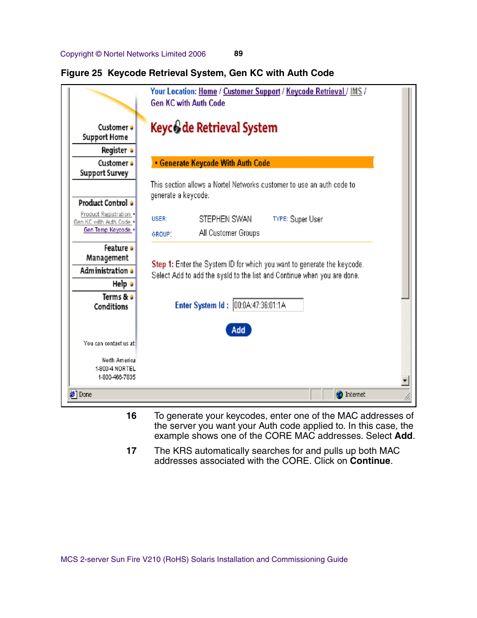 Nortel Networks Sun Fire V210 (RoHS) User Manual | Page 89 / 176
