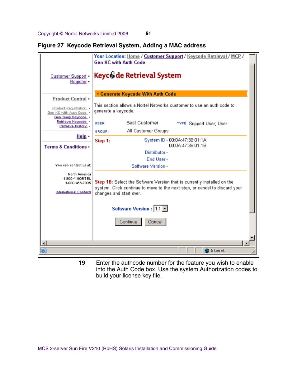 Nortel Networks Sun Fire V210 (RoHS) User Manual | Page 91 / 176