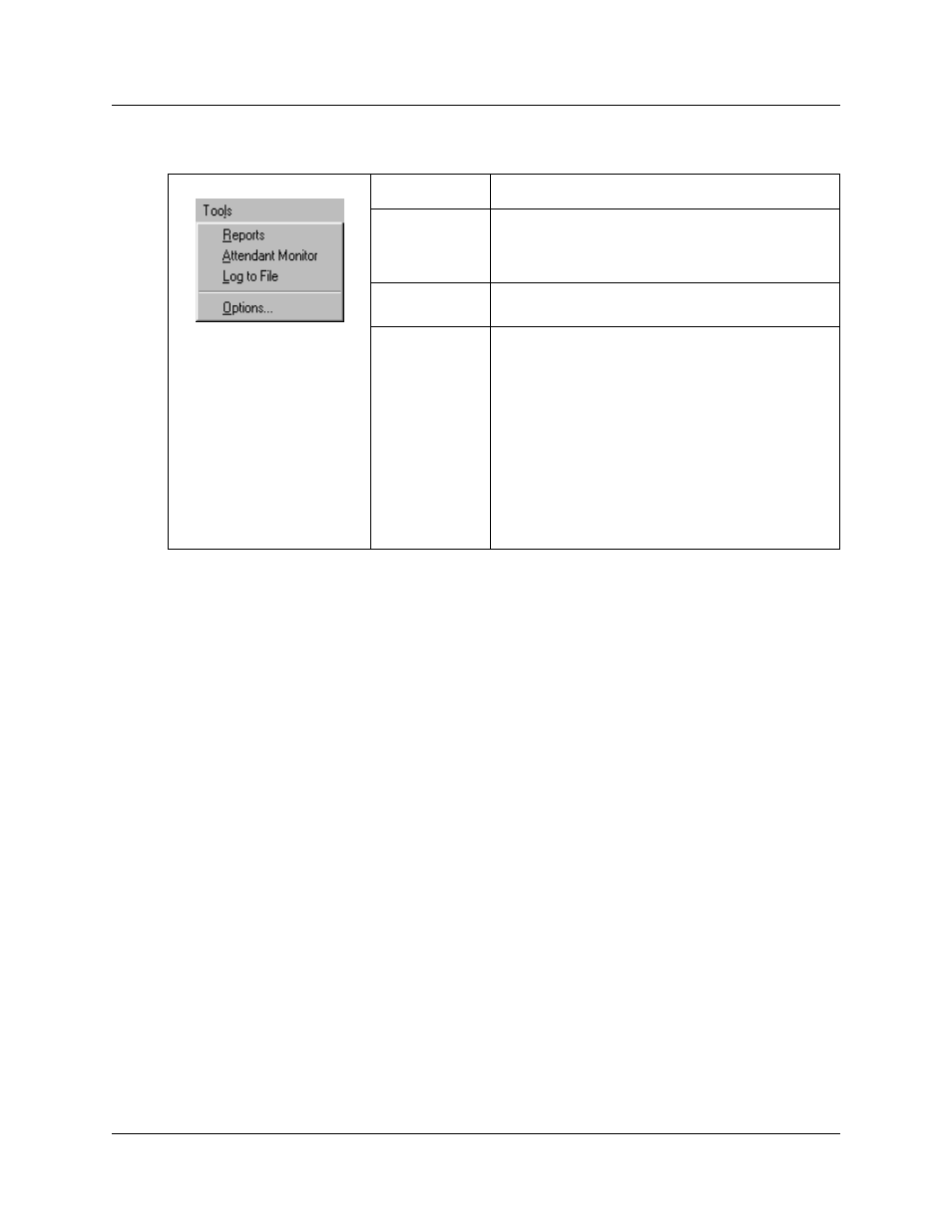 Tools menu | Nortel Networks Attendant Console User Manual | Page 26 / 96