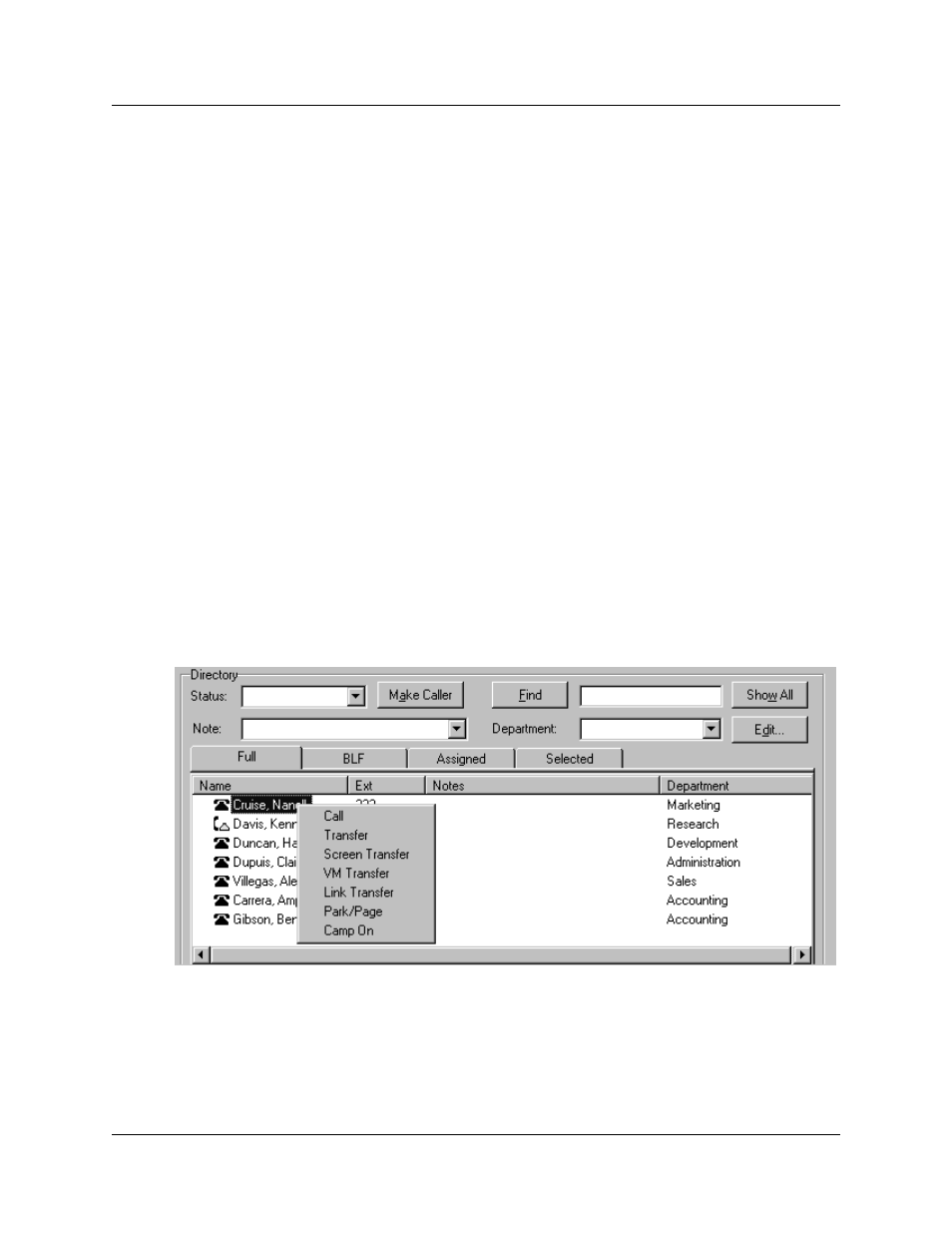 Keystroke commands with the alt key, Using right-click capability | Nortel Networks Attendant Console User Manual | Page 31 / 96