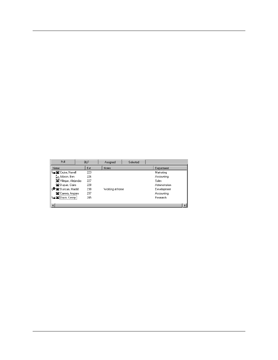 Maintaining employee information, Using the directory list, Maintaining employee | Nortel Networks Attendant Console User Manual | Page 71 / 96