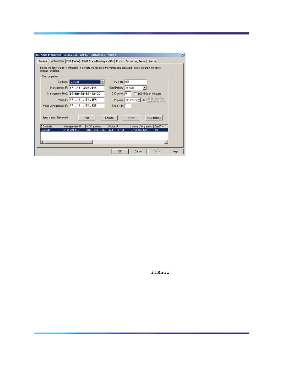Figure 52 configuration tab | Nortel Networks NN43001-563 User Manual | Page 240 / 490