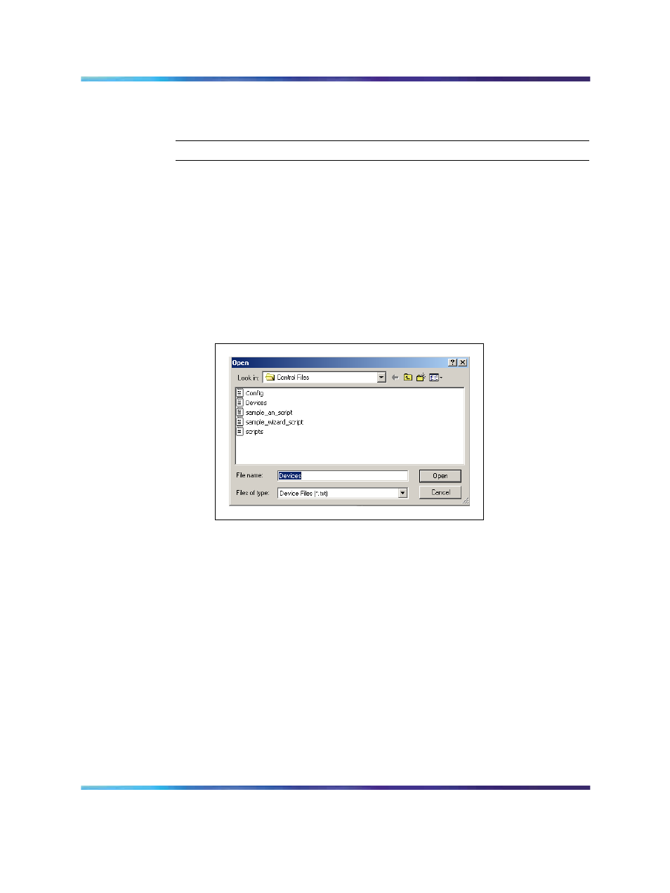 Figure 65 open dialog box, Procedure 38 "configuring otm alarm management to | Nortel Networks NN43001-563 User Manual | Page 277 / 490