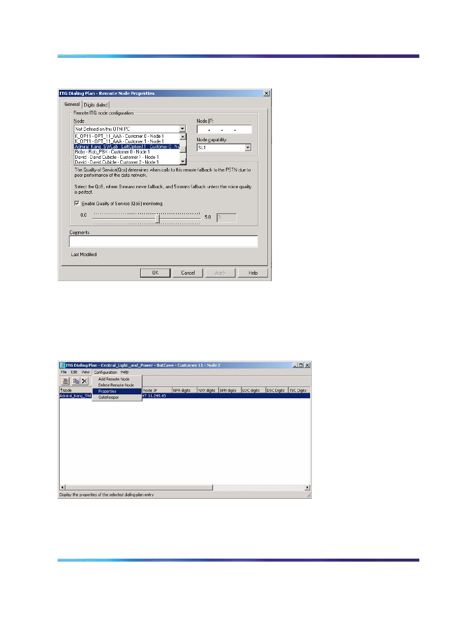 Figure 117 "itg dialing plan | Nortel Networks NN43001-563 User Manual | Page 324 / 490