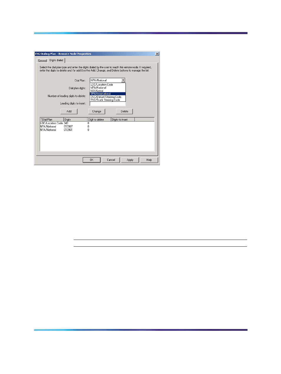 Figure 127 select the dial plan | Nortel Networks NN43001-563 User Manual | Page 331 / 490