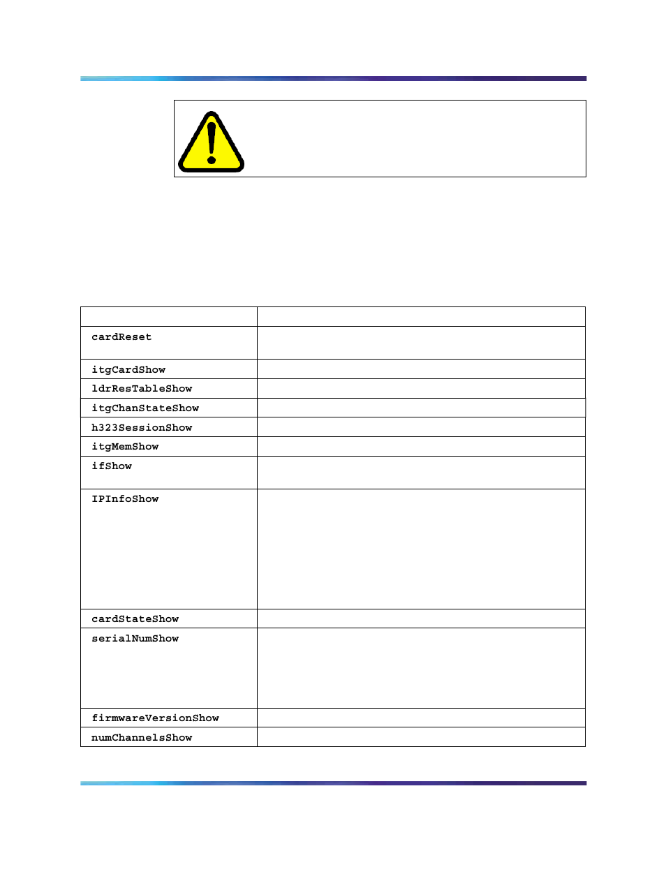 Table 61 general purpose commands | Nortel Networks NN43001-563 User Manual | Page 399 / 490