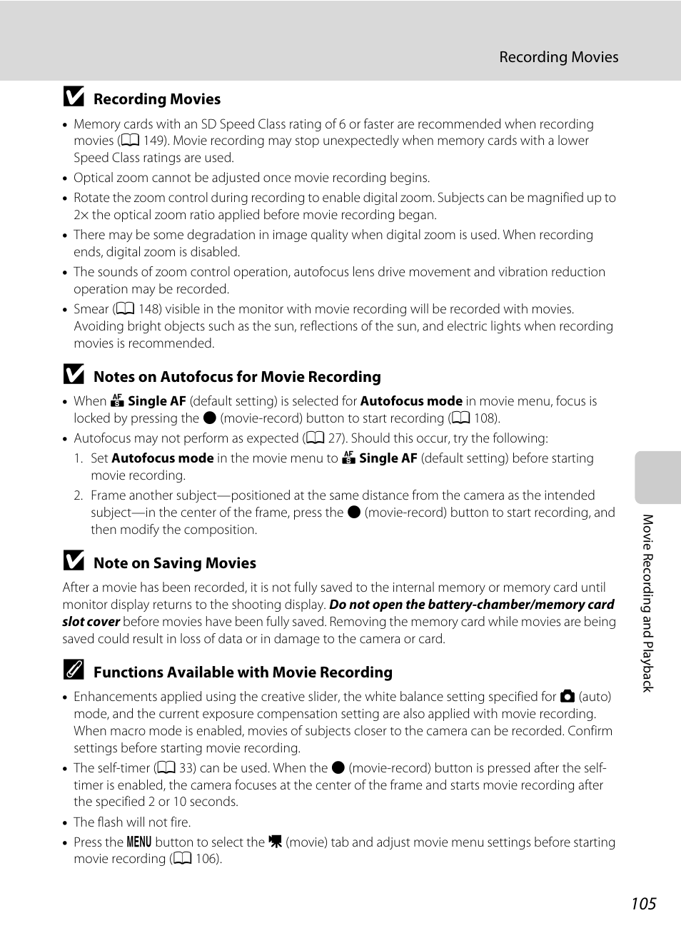 Nortel Networks COOLPIX S8000 User Manual | Page 117 / 184
