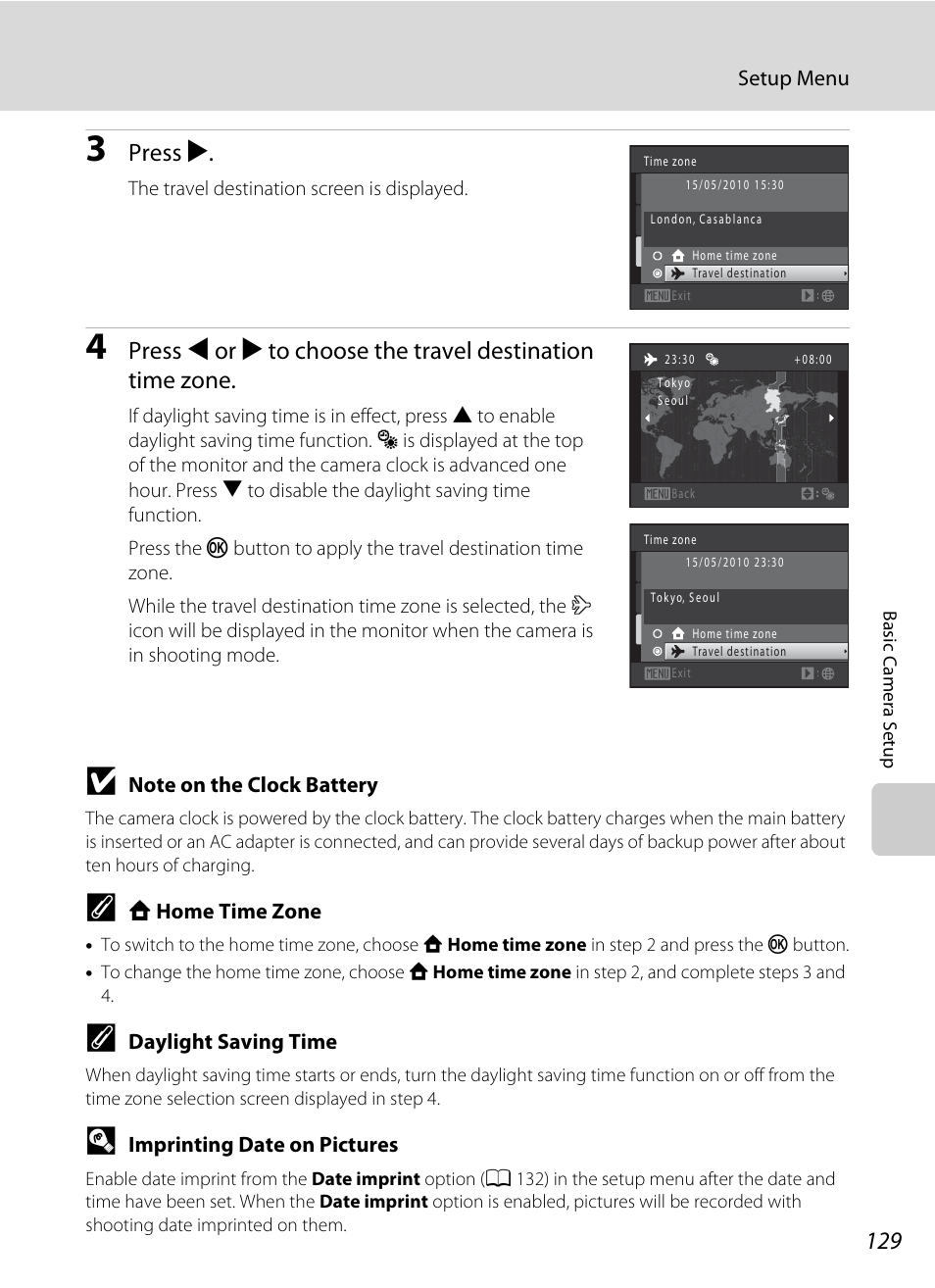 A 129) ha, Press k | Nortel Networks COOLPIX S8000 User Manual | Page 141 / 184