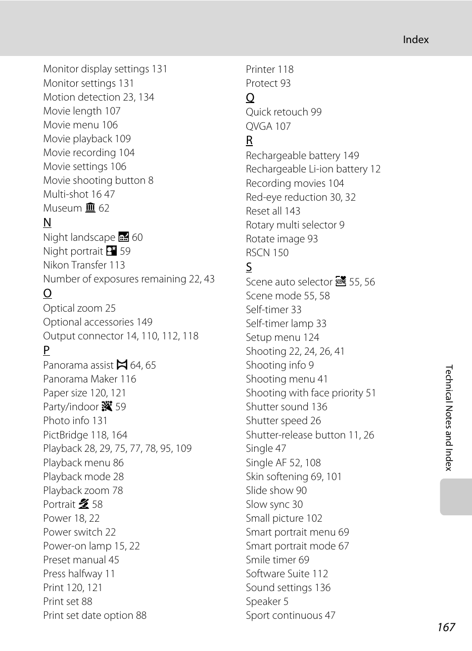 Nortel Networks COOLPIX S8000 User Manual | Page 179 / 184