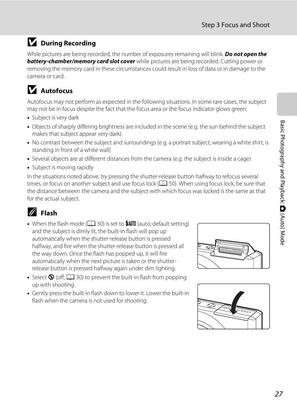 Nortel Networks COOLPIX S8000 User Manual | Page 39 / 184