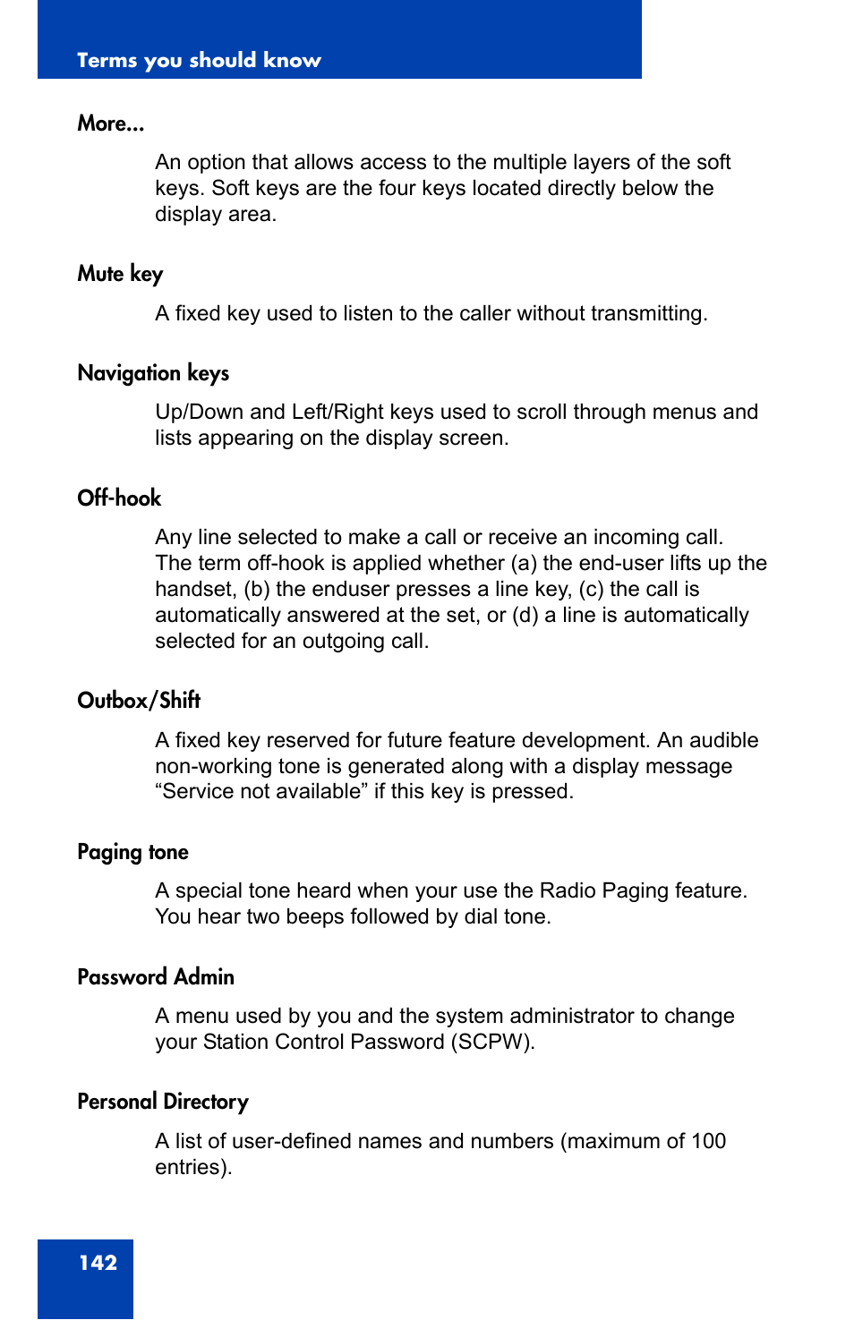 Nortel Networks 2002 User Manual | Page 142 / 152