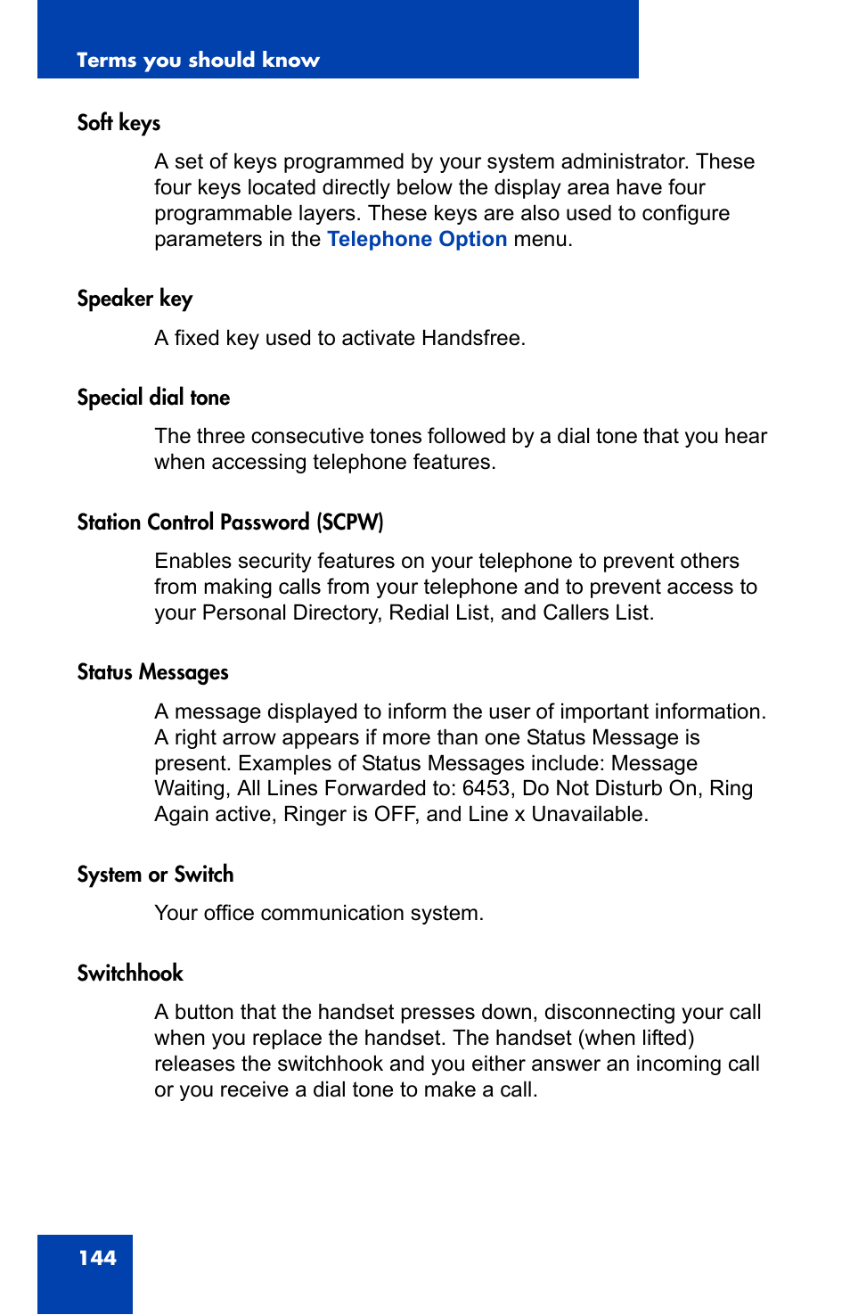 Nortel Networks 2002 User Manual | Page 144 / 152