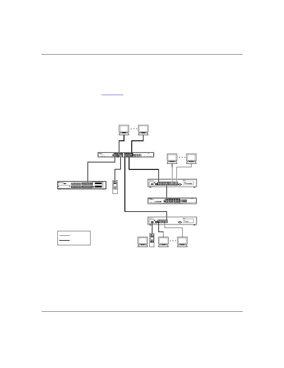 Power workgroups, Power workgroups -8, Figure 2-5 | Power workgroup connections -8 | Nortel Networks 70 Series User Manual | Page 36 / 56