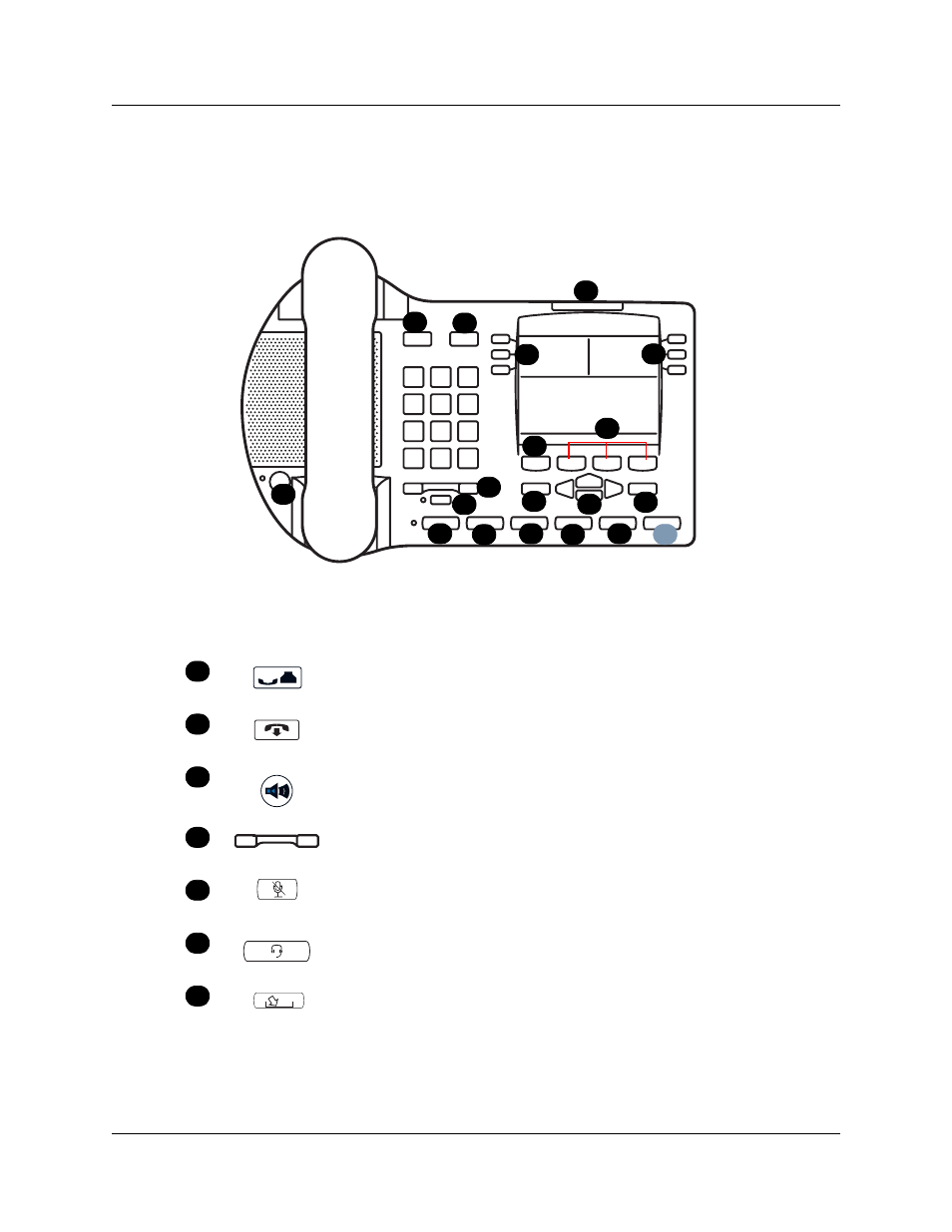 I2004 button and light descriptions | Nortel Networks i2004 User Manual | Page 4 / 14