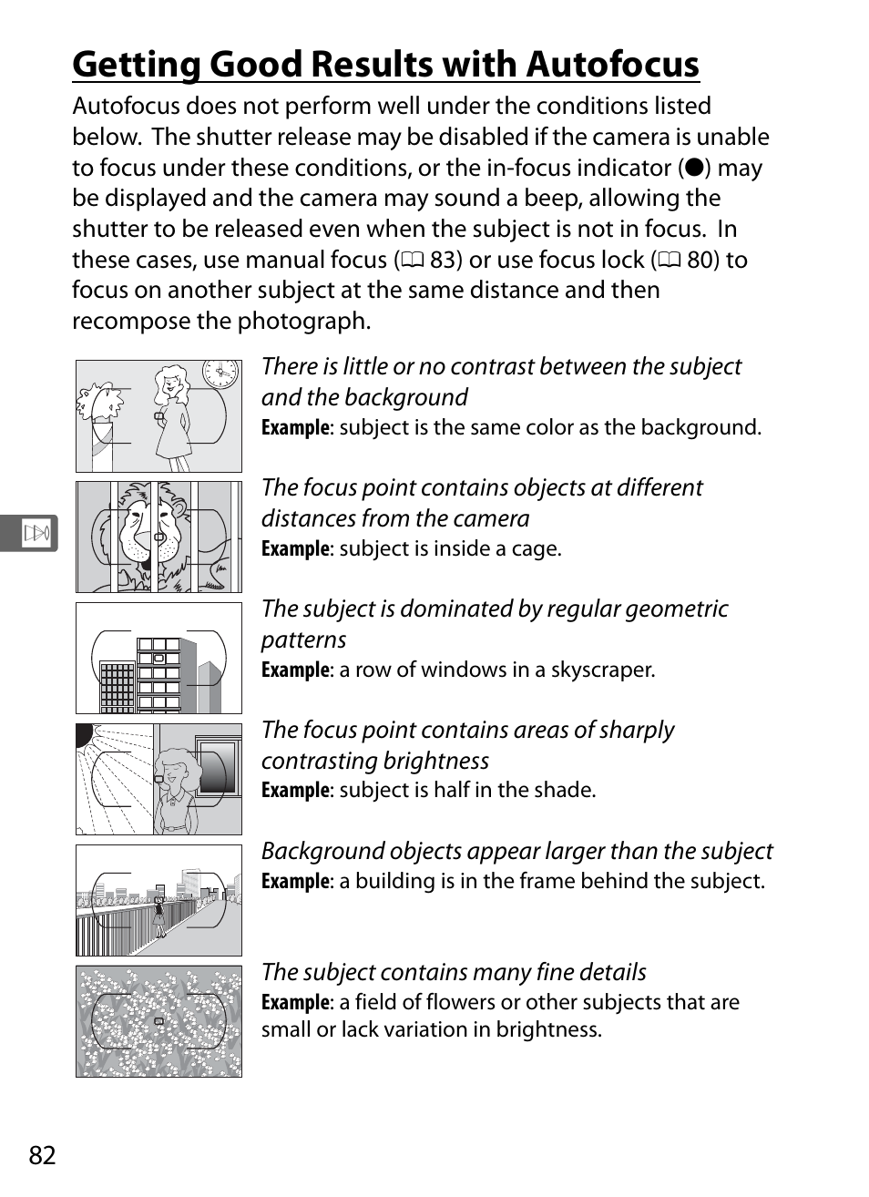 Getting good results with autofocus | Nikon D300s User Manual | Page 108 / 432
