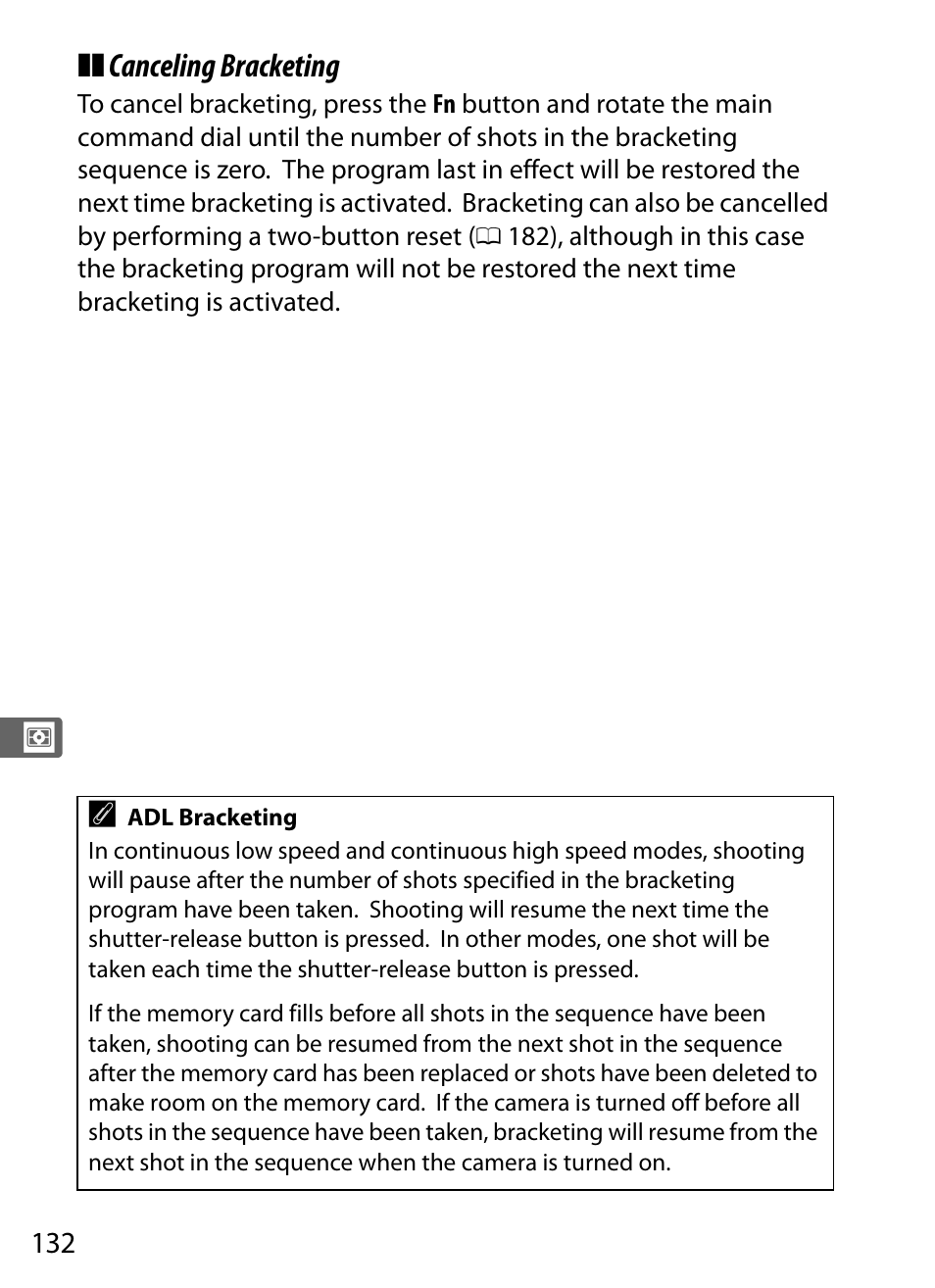 Canceling bracketing | Nikon D300s User Manual | Page 158 / 432