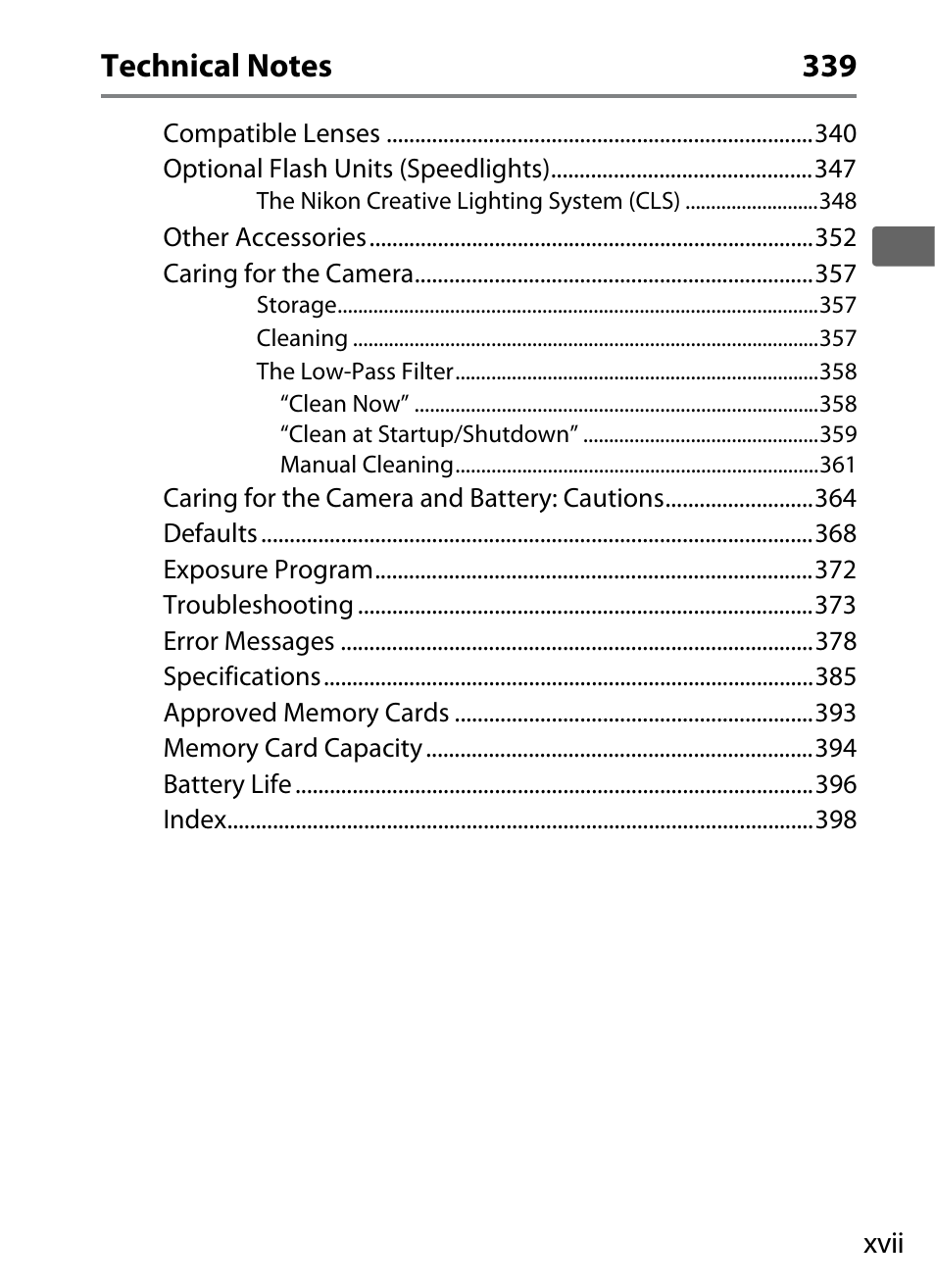 Nikon D300s User Manual | Page 19 / 432