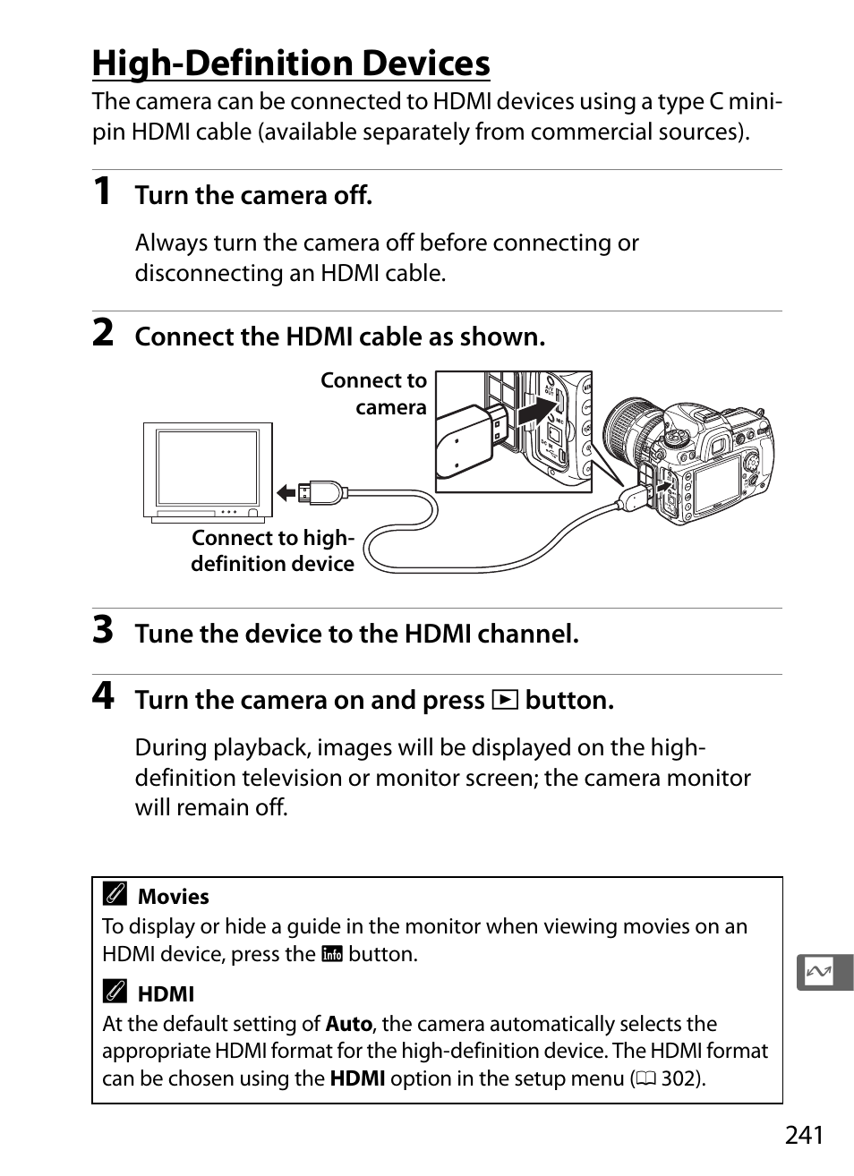 High-definition devices | Nikon D300s User Manual | Page 267 / 432