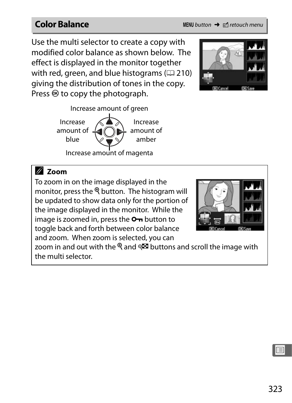 Color balance | Nikon D300s User Manual | Page 349 / 432