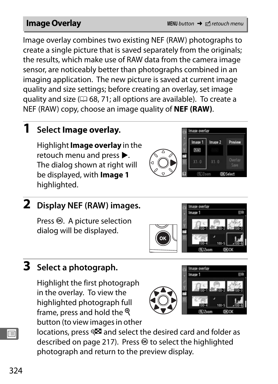 Image overlay | Nikon D300s User Manual | Page 350 / 432