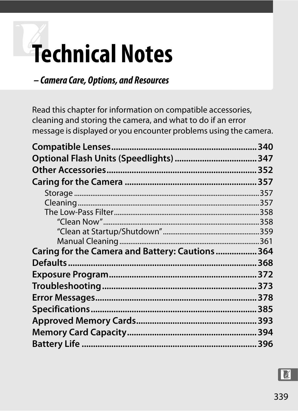 Technical notes | Nikon D300s User Manual | Page 365 / 432